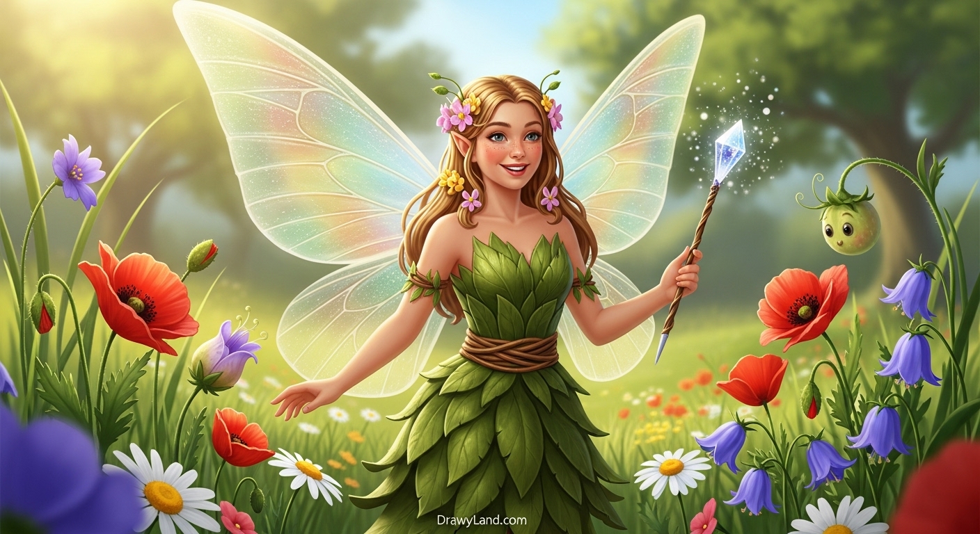 Free Printable Fairy Pictures to Color fairy house pictures to color in an enchanted garden