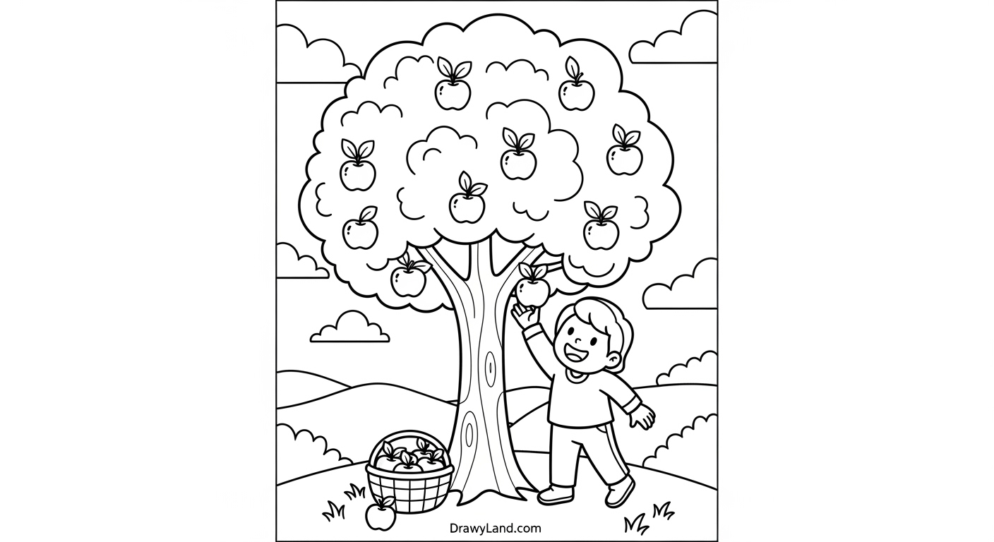 Free Printable Fall Activity Sheets for Preschoolers Child coloring a pumpkin from a printable fall activity sheet