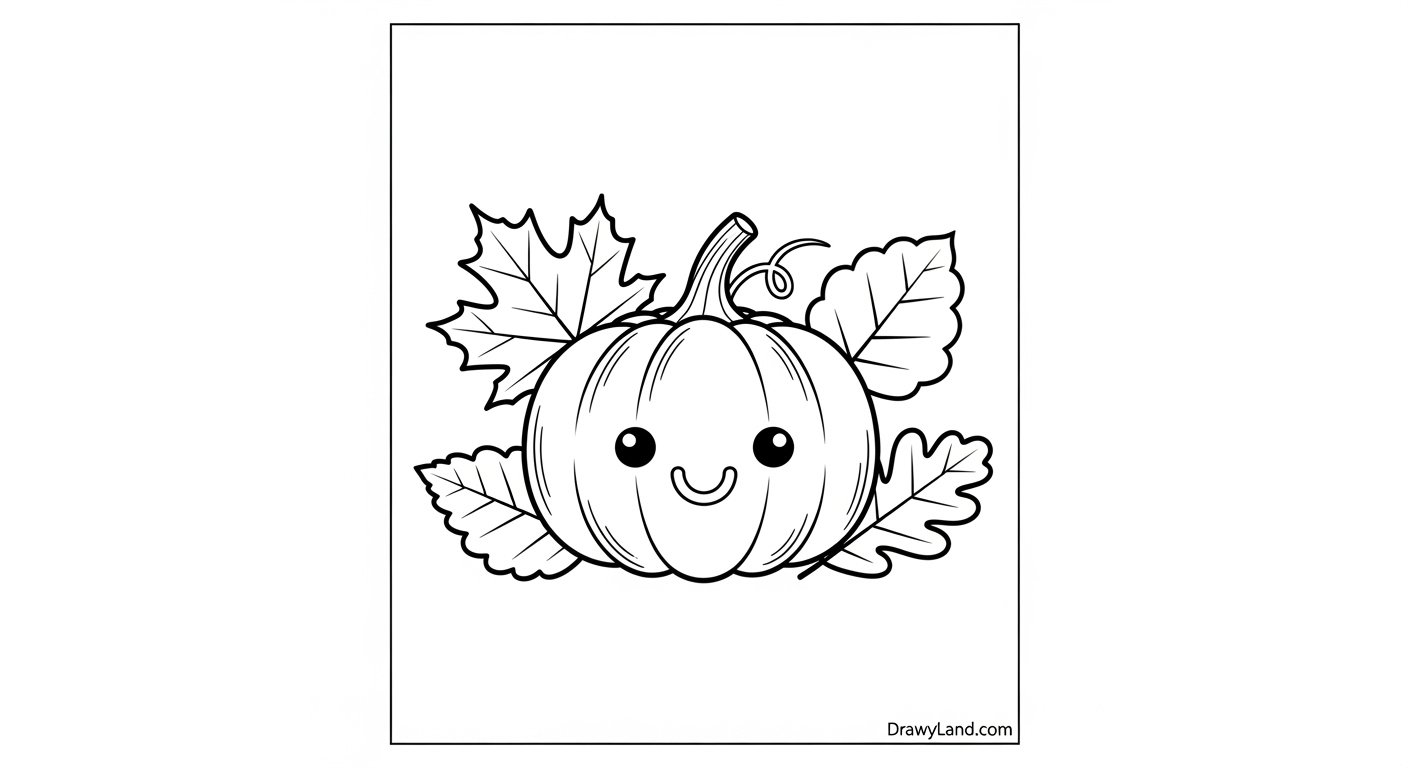 Free Printable Fall Color Sheets for Preschoolers child's hands coloring a detailed autumn color sheet for preschoolers