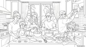 Free Printable Family Coloring Pages for Kids family coloring 7