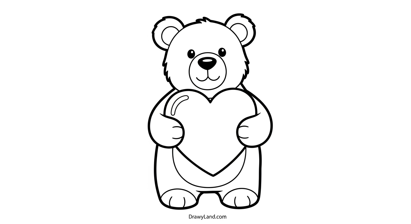 Free Printable February Coloring Pages for Kids cute february coloring pages with hearts and cupid