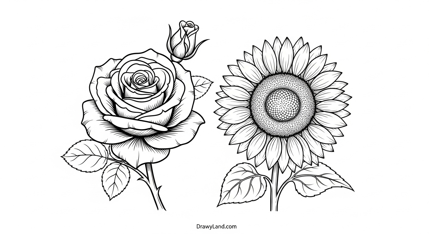 Free Printable Flower Coloring Pages for Kids free flower coloring printable of a lily