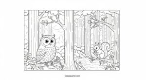 Free Printable Forest Animals Coloring Pages forest animals coloring pages 7