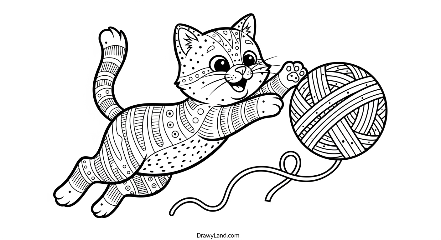 Adorable & Free Printable Coloring Pages of Cats easy free coloring pages of cats for toddlers