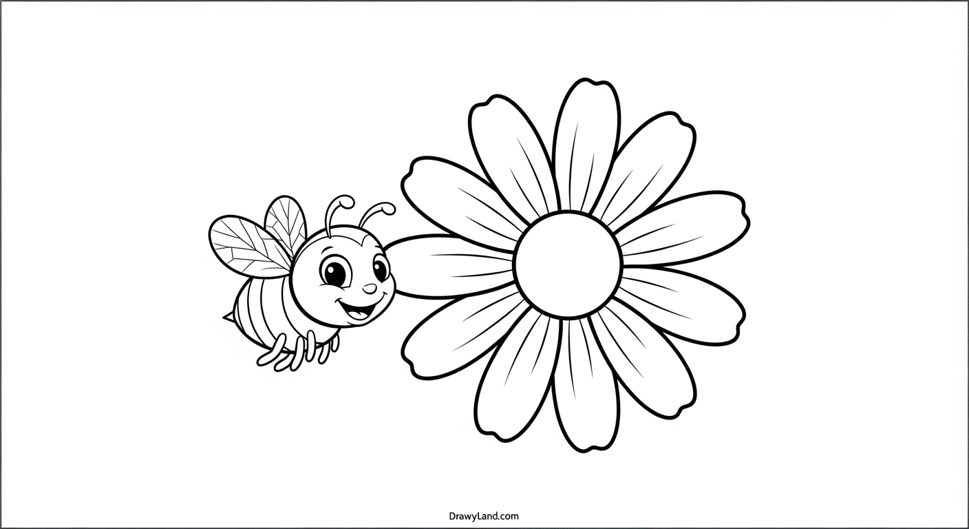 Free Printable Spring Coloring Pages for Kids An Easter-themed spring coloring page with bunnies and eggs