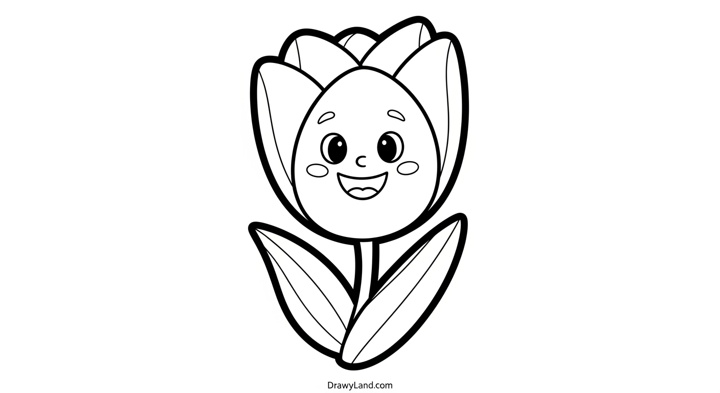 Free Printable Flower Coloring Pages for Kids printable floral coloring sheet for preschool kids