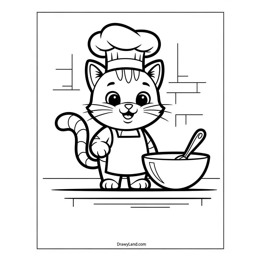 Free Printable Gabby's Dollhouse Coloring Pages Easy toddler coloring sheet of Gabby for preschool crafts from Gabby's Dollhouse