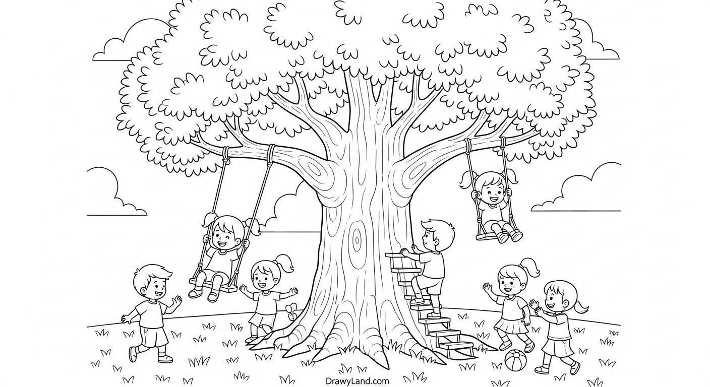 Free Printable Friends Coloring Pages for Kids Children holding hands coloring pages free printable