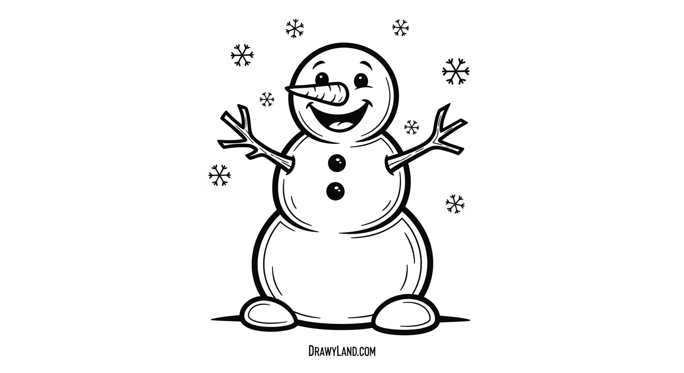 Free Printable Frozen Olaf Coloring Pages friendly snowman olaf coloring page for kids