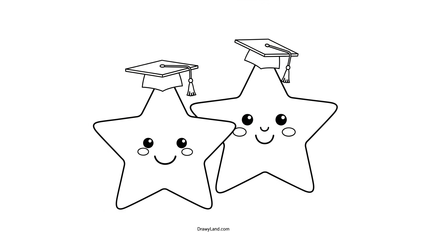 Free Printable Graduation Cap Coloring Pages printable graduation cap with tassel for coloring