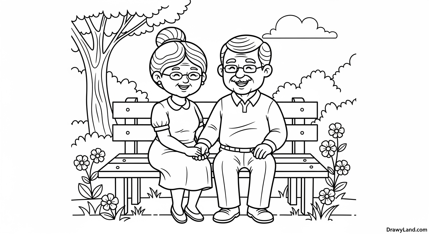 Free Printable Grandfather Coloring Pages grandfather coloring pages of a man with a beard
