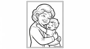 Free Printable Grandma Coloring Page Collection grandma coloring page 7