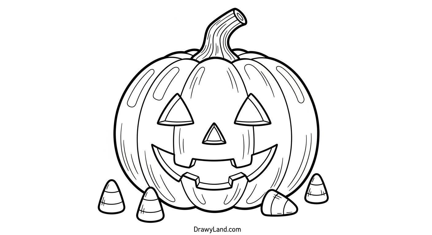 Free Printable Halloween Pumpkin Coloring Pages halloween coloring pages pumpkins 7