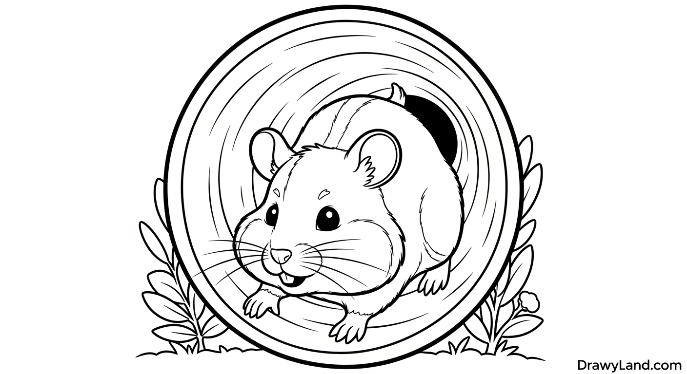 Free Printable Hamster Coloring Page Collection coloring sheets of hamsters for children
