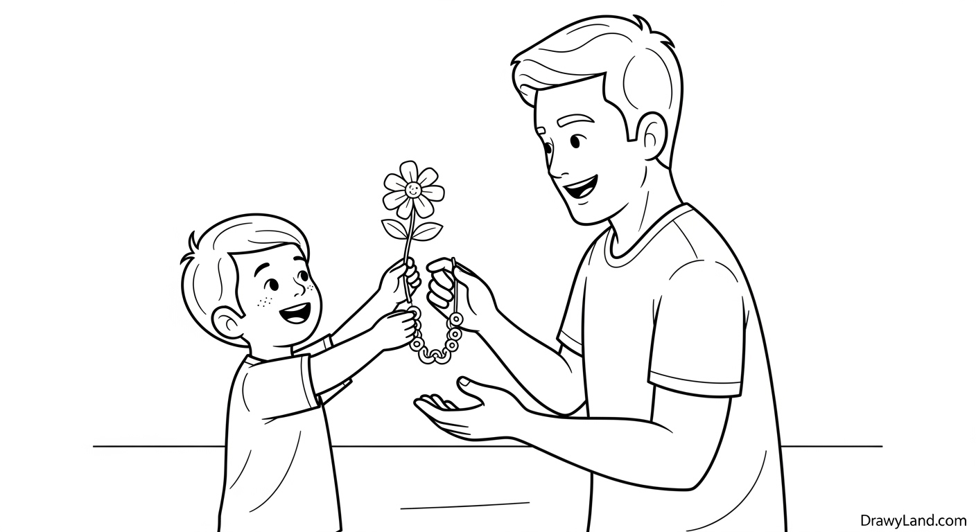 Free Printable Happy Father's Day Coloring Pages i love you dad coloring pages from daughter