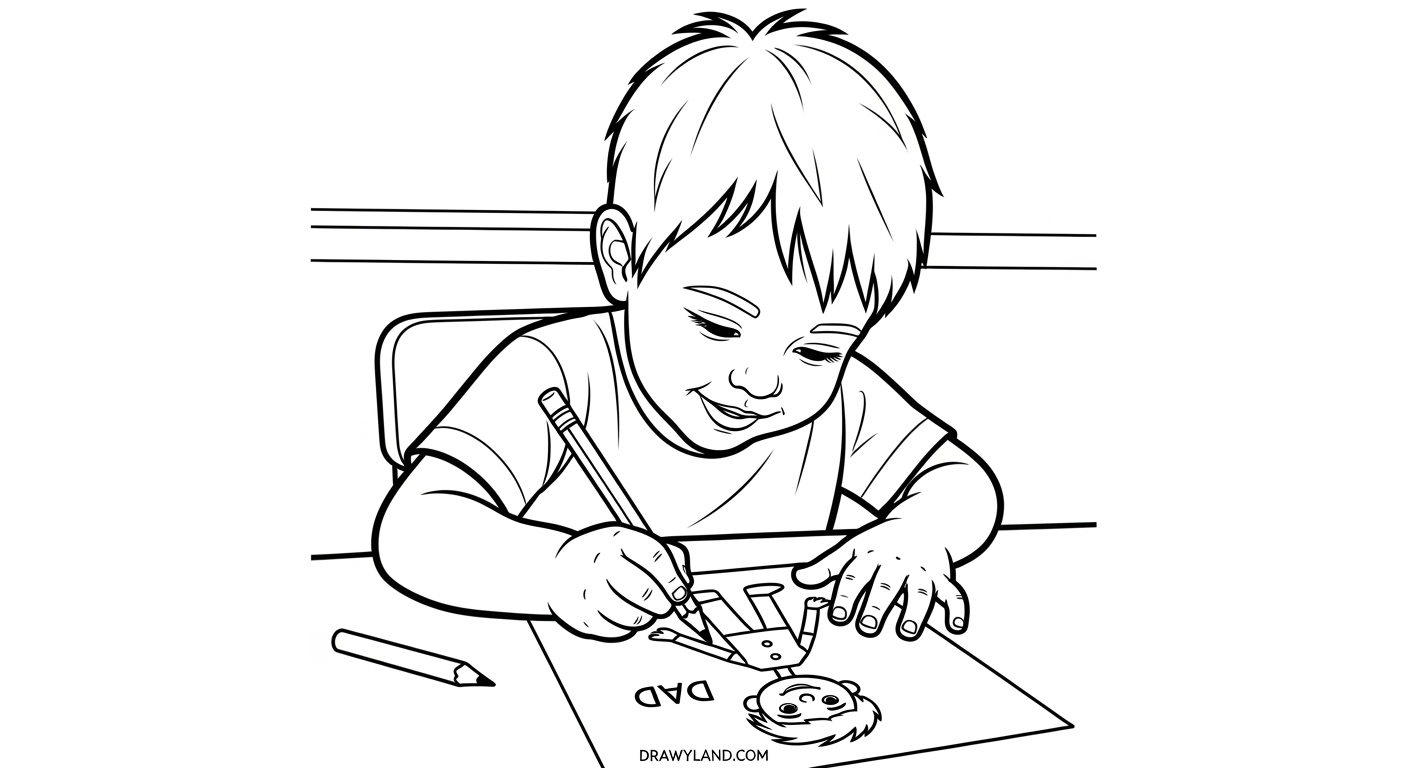 Free Printable Happy Father's Day Coloring Pages fathers day tie coloring page printable