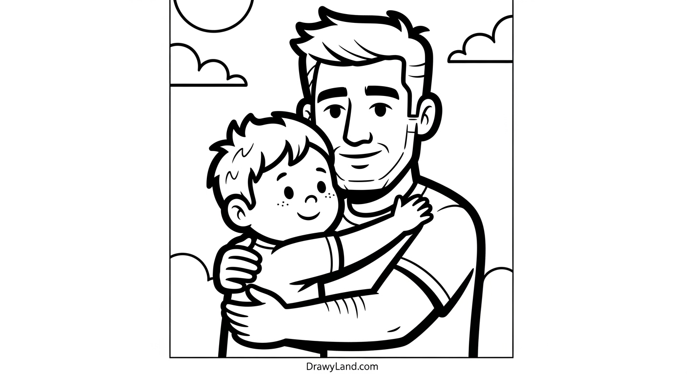 Free Printable Happy Father's Day Coloring Pages happy fathers day coloring pages for kids