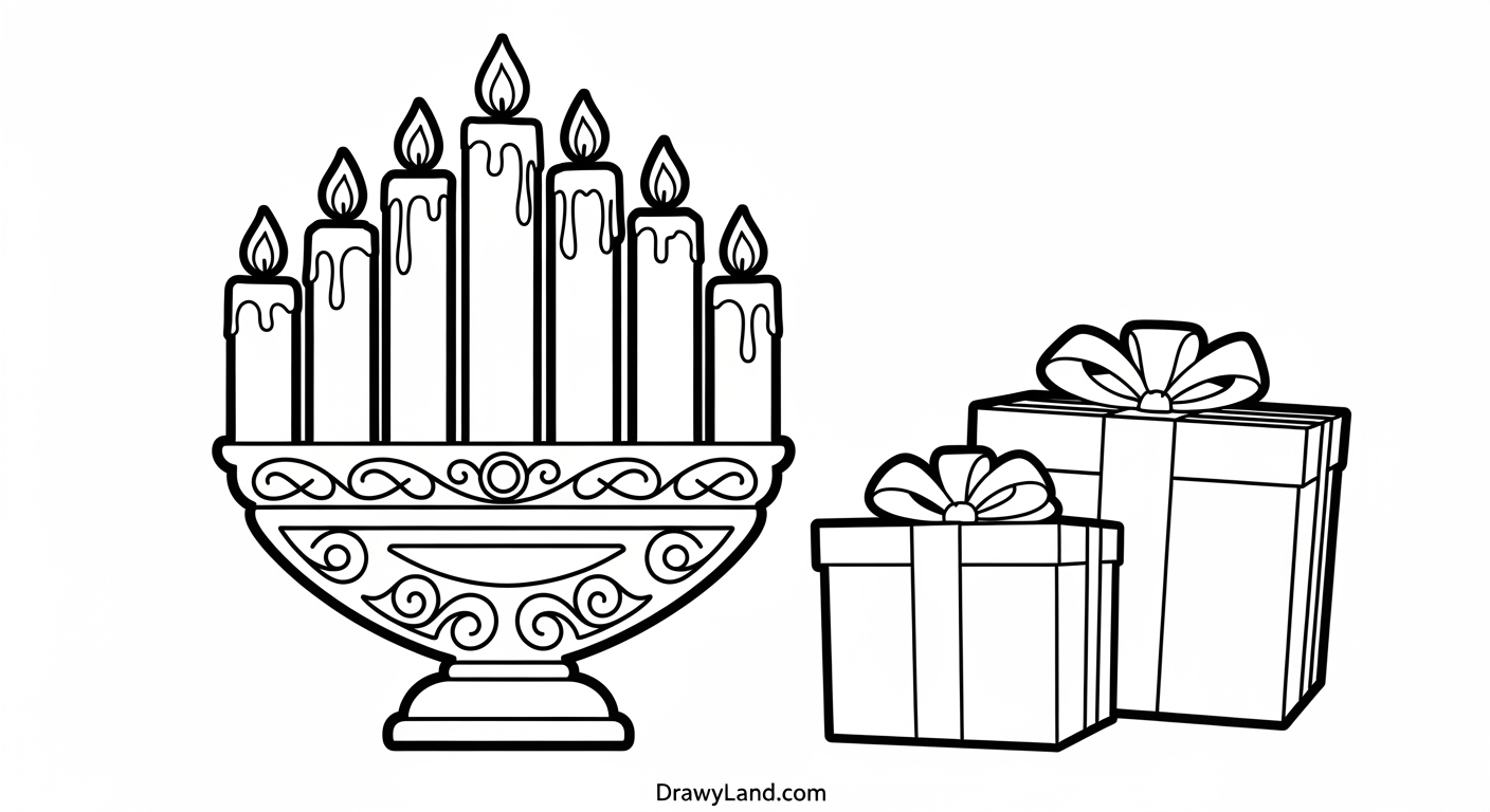 Happy Holidays Pictures to Color: Free Printables for Kids DIY happy holidays pictures to color used as homemade greeting cards