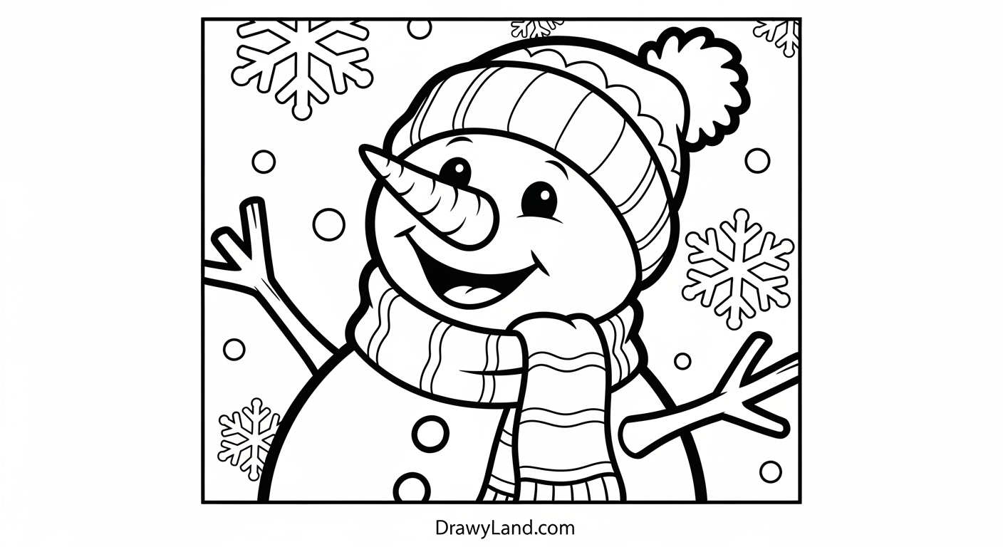 Happy Holidays Pictures to Color: Free Printables for Kids Printable happy holidays pictures to color with a Christmas tree and presents