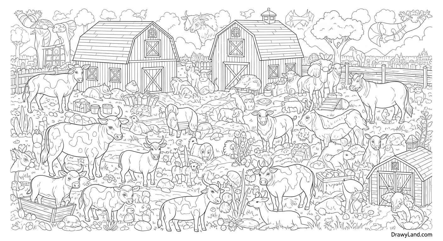 Free Printable Hard Pictures to Color for Kids detailed animal hard pictures to color for kids