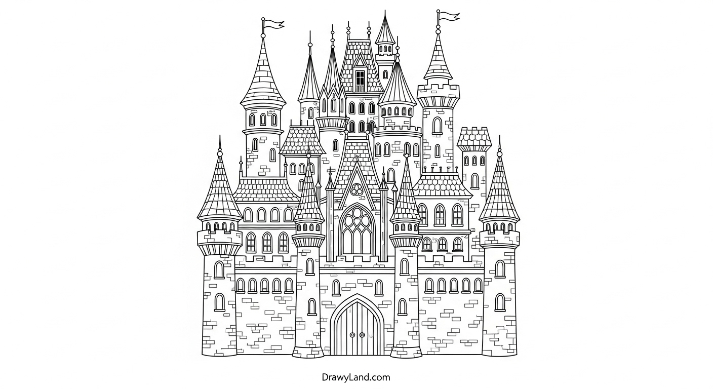 Free Printable Hard Pictures to Color for Kids hard cute coloring page of a cartoon character