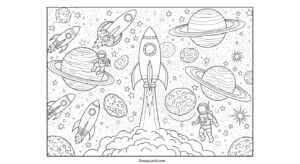 Free Printable Hard Pictures to Color for Kids hard pictures to color 7