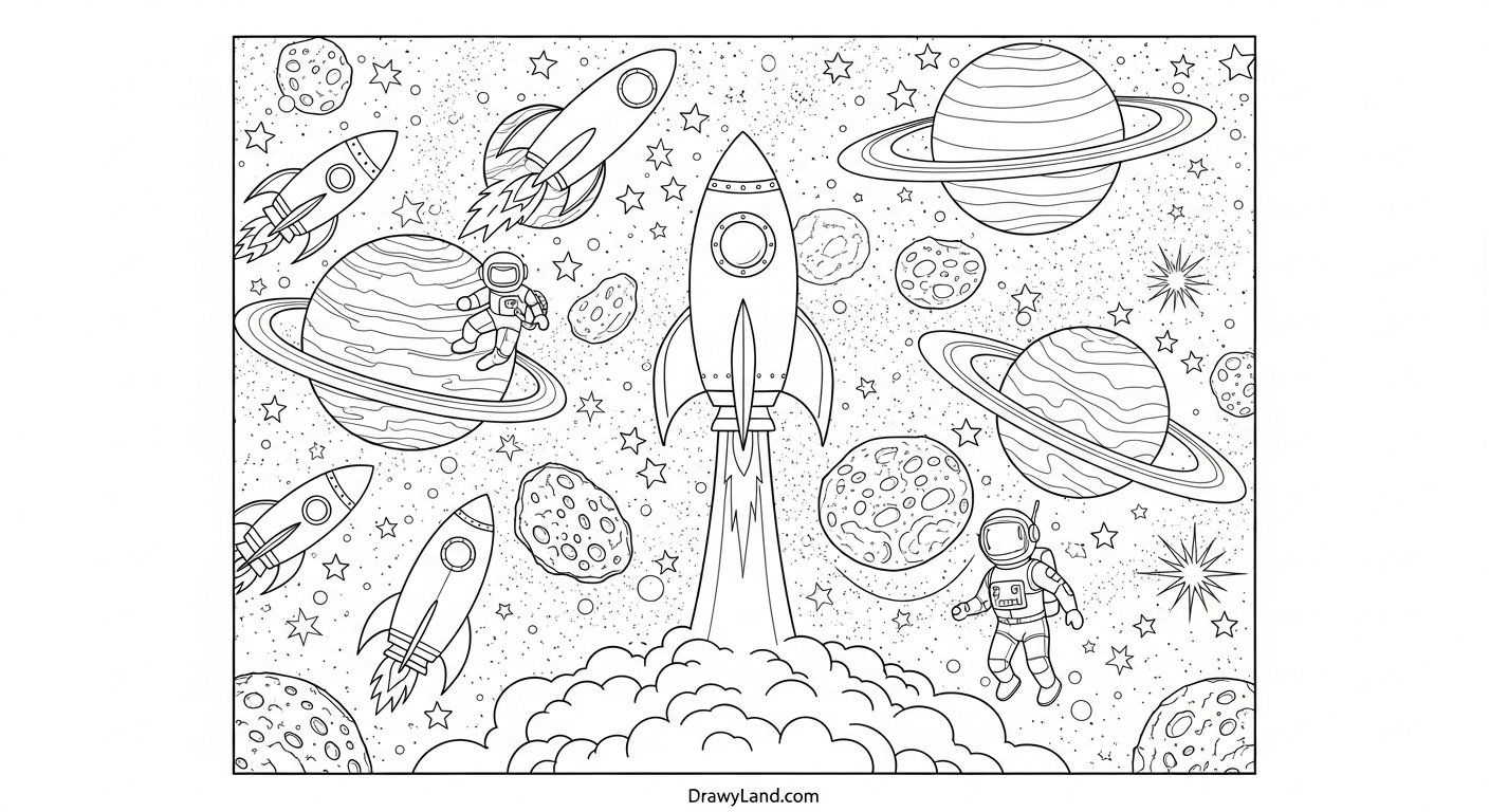 Free Printable Hard Pictures to Color for Kids crayons and markers for coloring hard pictures