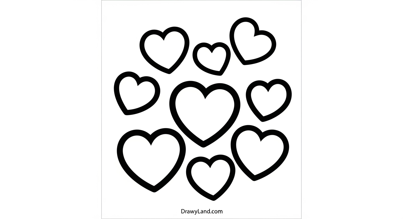 Free Printable Heart Coloring Pages I love you heart coloring pages for mom
