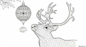Free Printable Christmas & Holiday Coloring Book Pages holiday coloring book pages 7