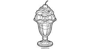 Sweet Fun: Free Printable Ice Cream Coloring Pages ice cream coloring pages printable 12