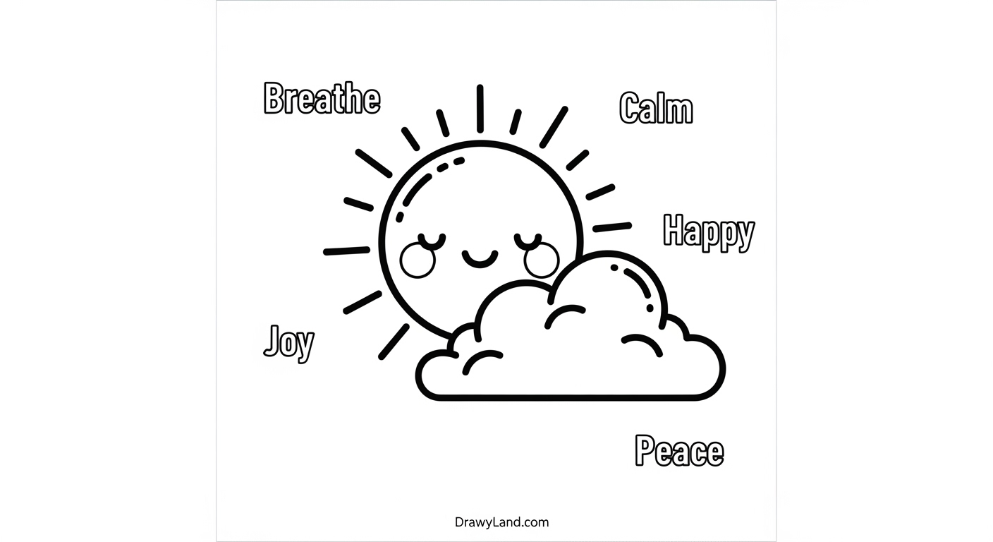 Free Printable Inspirational Coloring Pages for Kids downloadable motivational quote coloring pages for children