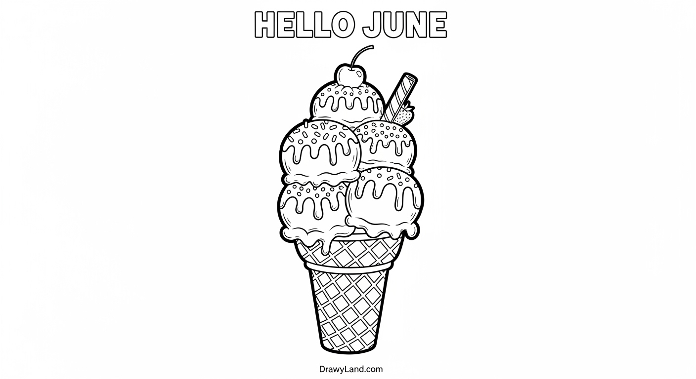 Printable Father's Day trophy June coloring sheet