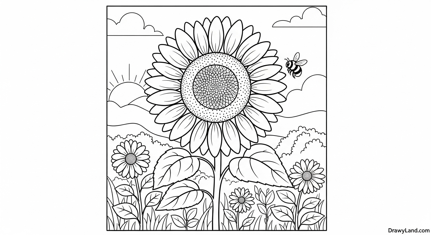Free Printable June Coloring Pictures Easy june coloring pictures of a summer beach scene