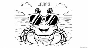 Free Printable June Coloring Pictures june coloring pictures 7