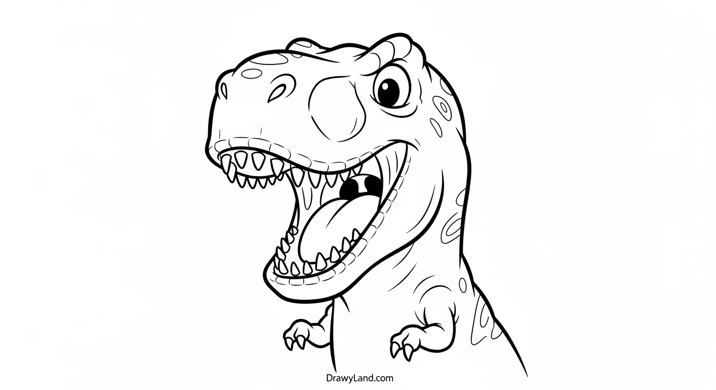 Free Printable Jurassic World Dinosaur Coloring Pages jurassic world dinosaur coloring pages t-rex roaring