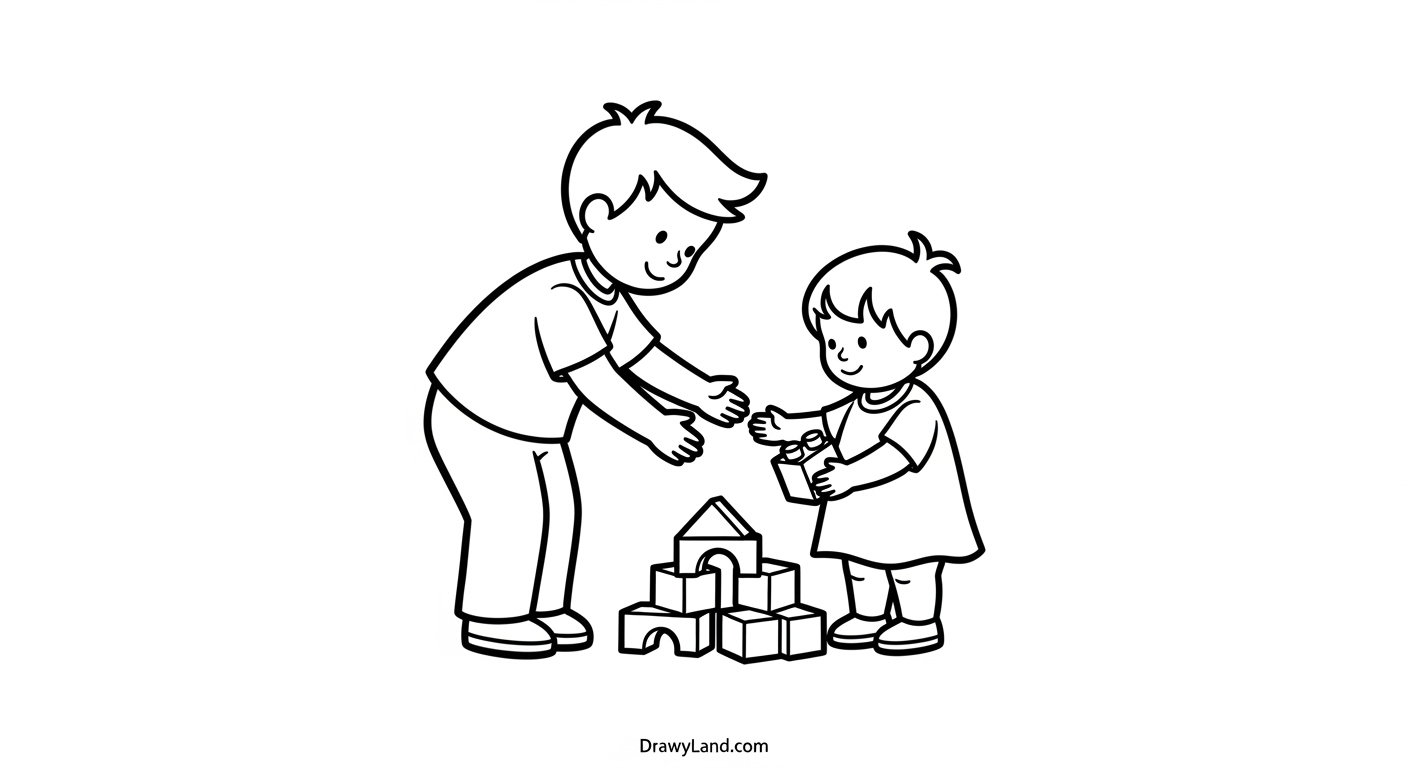 Free Printable Kindness Coloring Sheets to Inspire Little Hearts Simple kindness coloring pages for preschoolers