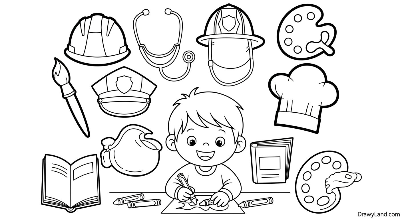 Free Printable Labor Day Color Pages labor day color pages 7