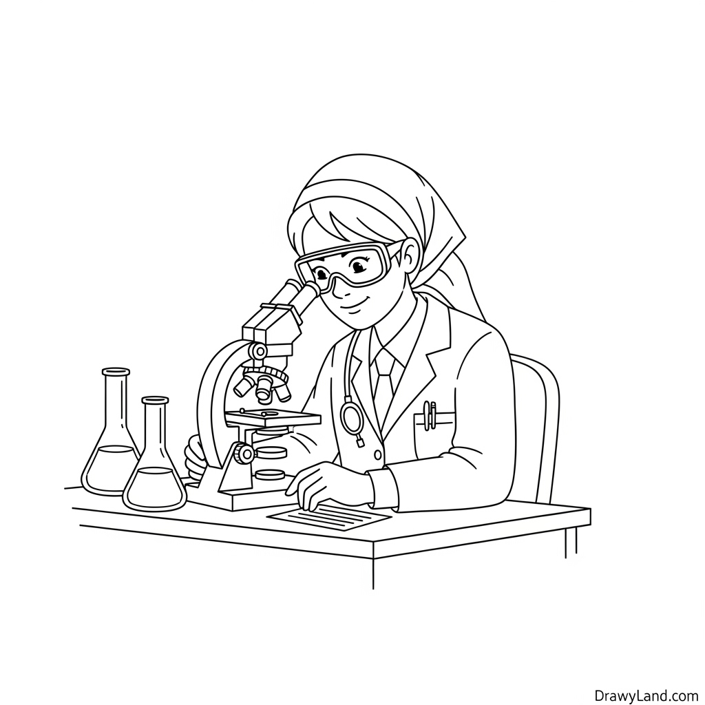 chemistry lab equipment laboratory coloring pages printable