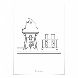 laboratory coloring pages 7