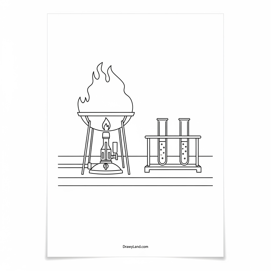 laboratory coloring pages 7