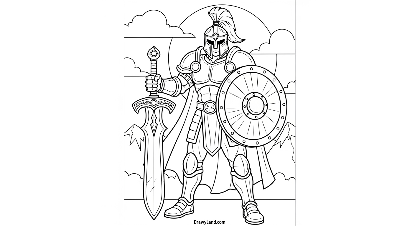 Free Printable Link Coloring Pages Easy Legend of Zelda Link coloring sheet for preschool
