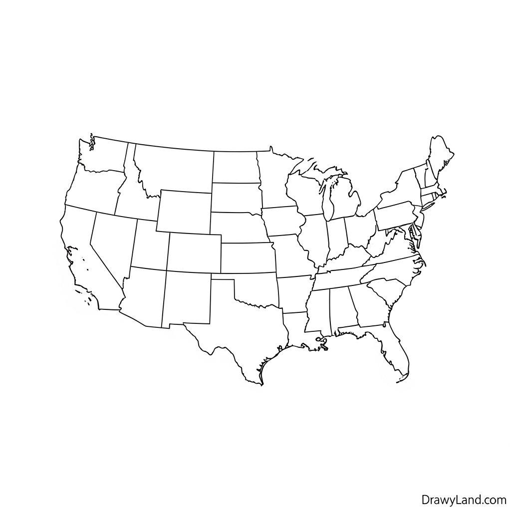 map coloring sheet with a compass rose for kids