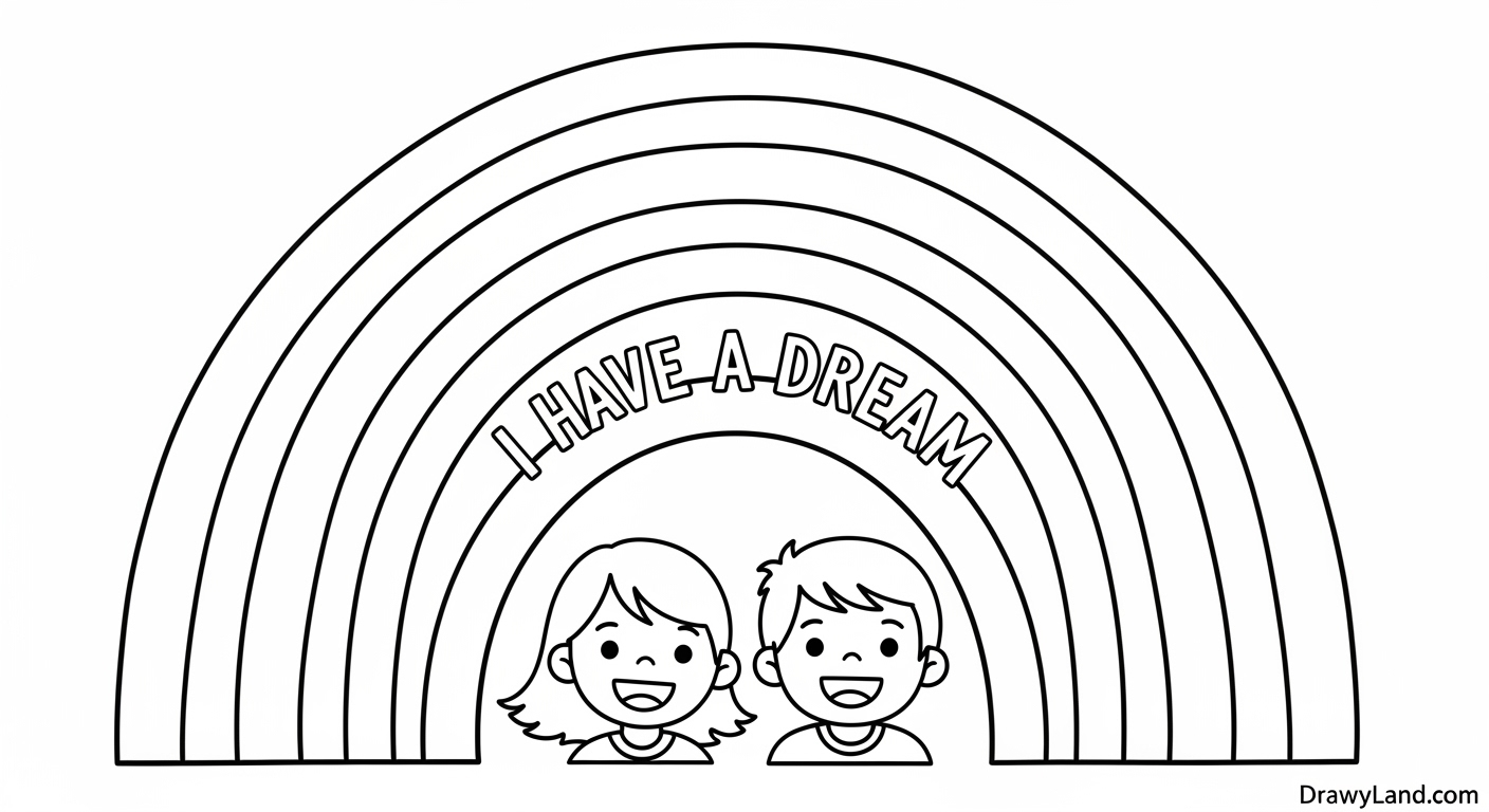 Free Printable Martin Luther King Jr Coloring Sheets MLK quote coloring page for kids about love