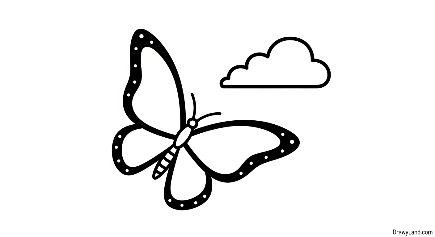 Free Printable May Coloring Pictures for Kids An easy may coloring page with a large simple flower