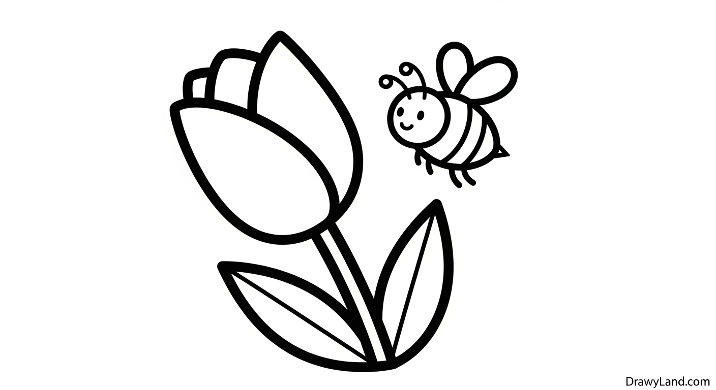 Free Printable May Coloring Pictures for Kids A 'Welcome May' banner with flowers ready for coloring