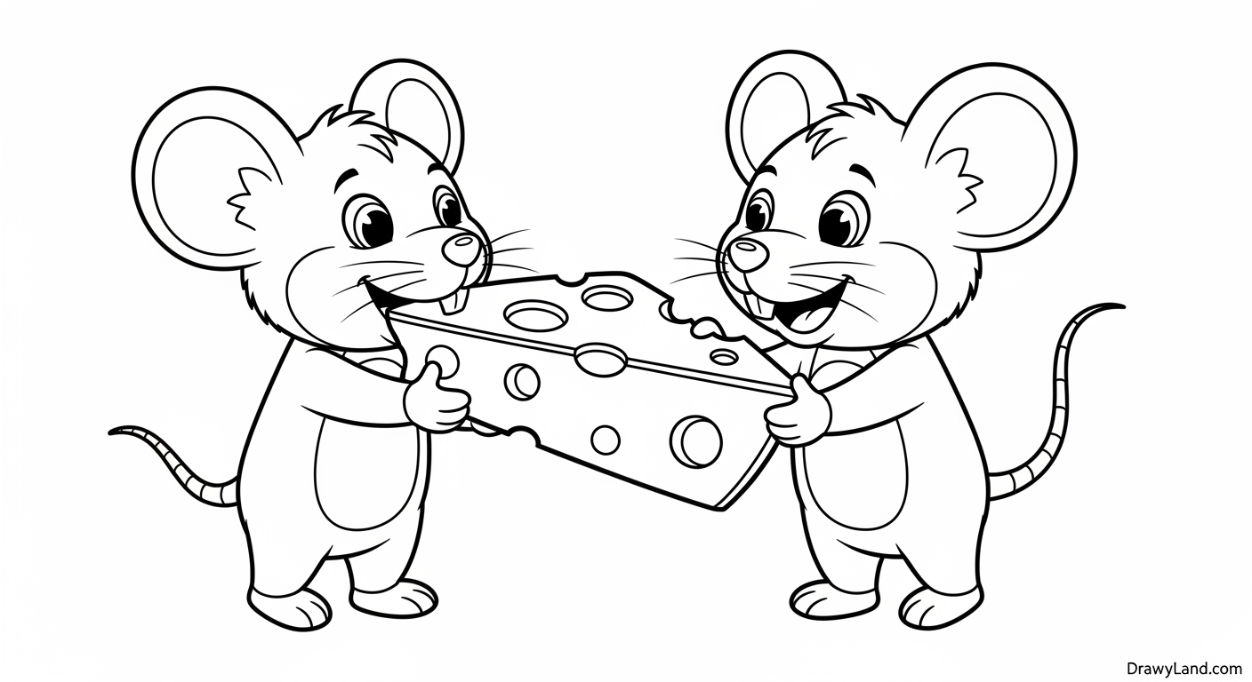 Free Printable Mickey and Minnie Pictures to Color Easy mickey and minnie coloring pages for toddlers