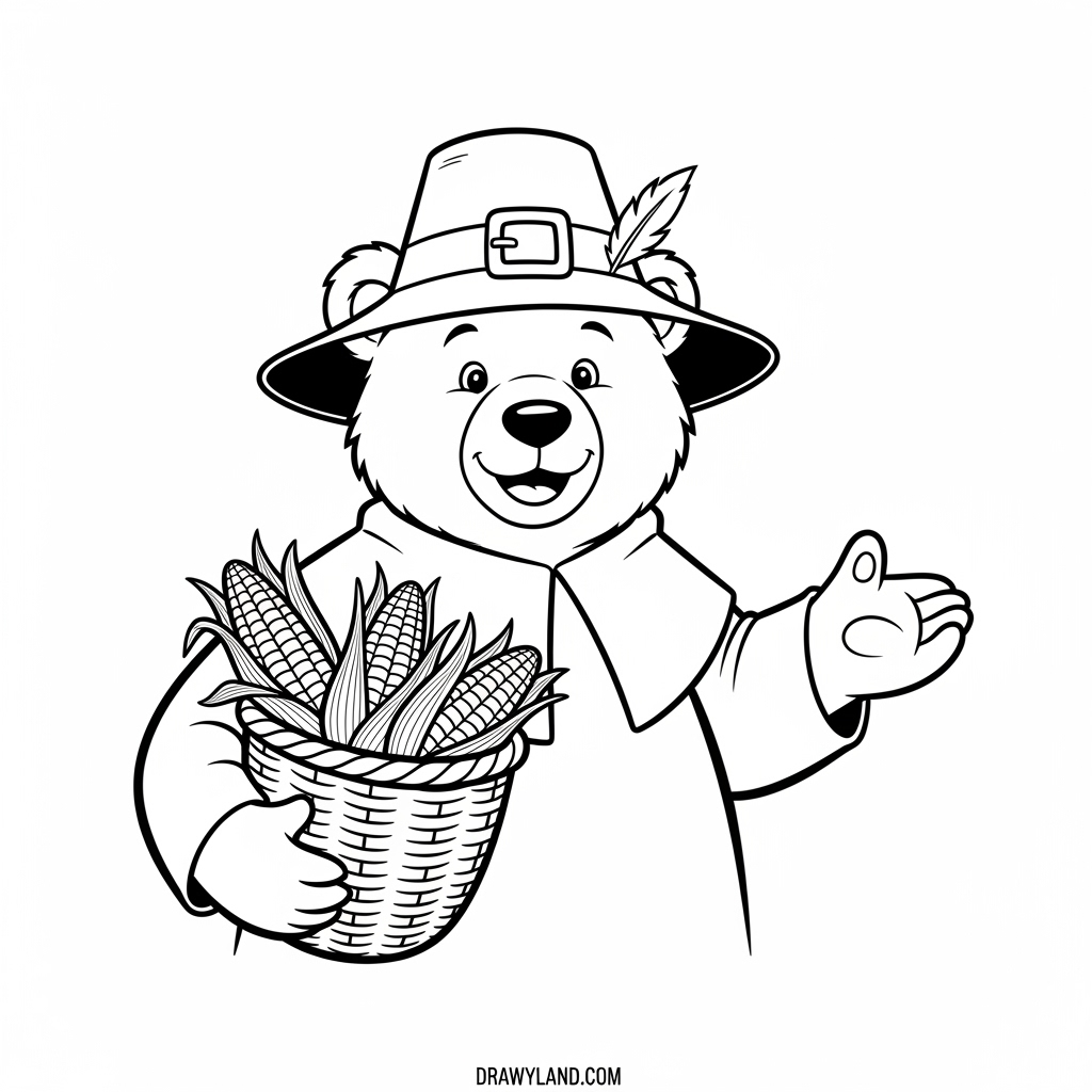 Free Printable Mickey Mouse Thanksgiving Coloring Pages Mickey Mouse Thanksgiving coloring pages with a pilgrim hat