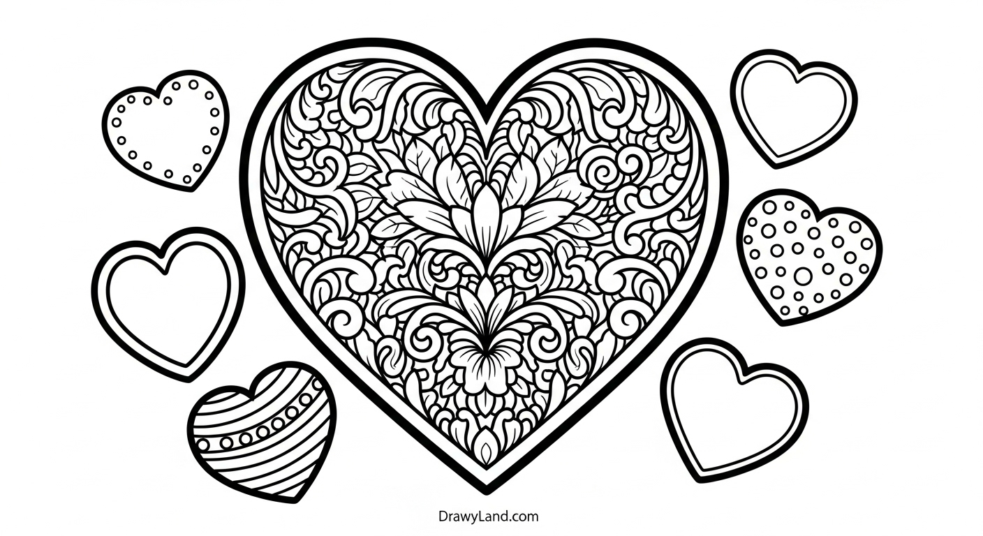 Free Printable Mother's Day Coloring Images Simple Mother's Day coloring images for preschool kids
