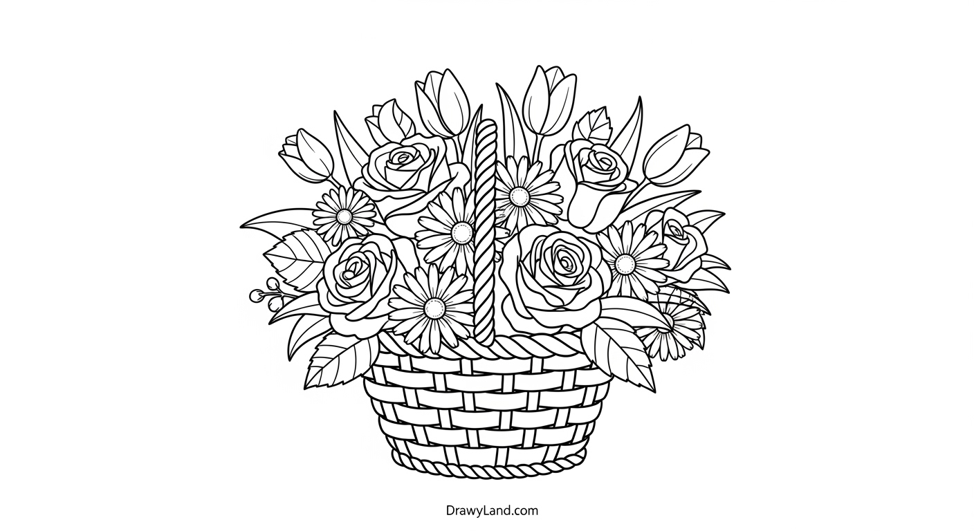 Free Printable Mother's Day Coloring Images Easy Mother's Day coloring pages for toddlers
