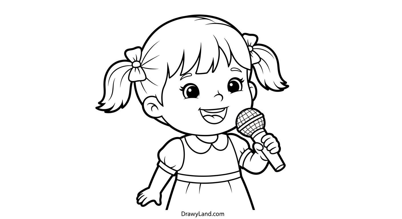Free Printable Music Band Coloring Pages for Little Rockstars A cute animal music band coloring page for toddlers